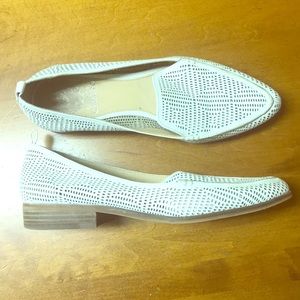 White loafers